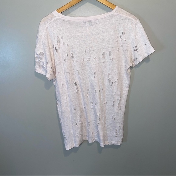 IRO Distressed Linen T-shirt - Picture 6 of 7